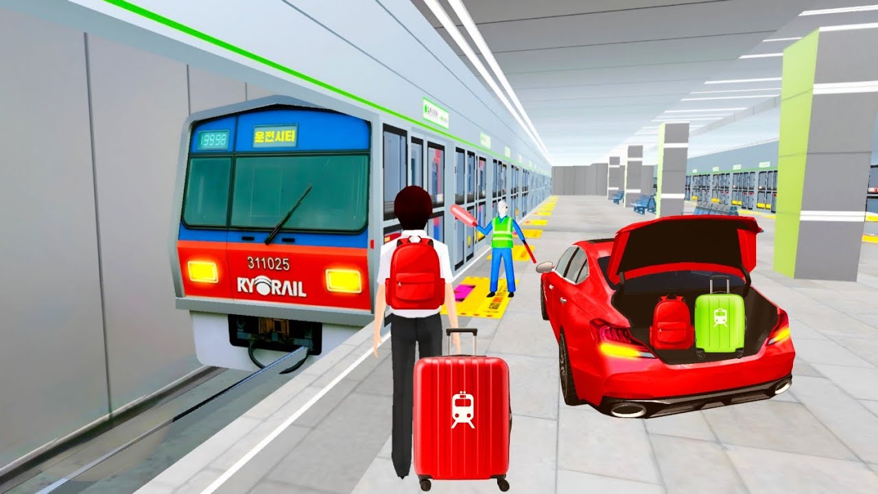 I Left The City by New Subway MetroRail 🚇 | 3D Driving Class 2026 Android Gameplay | Car Game