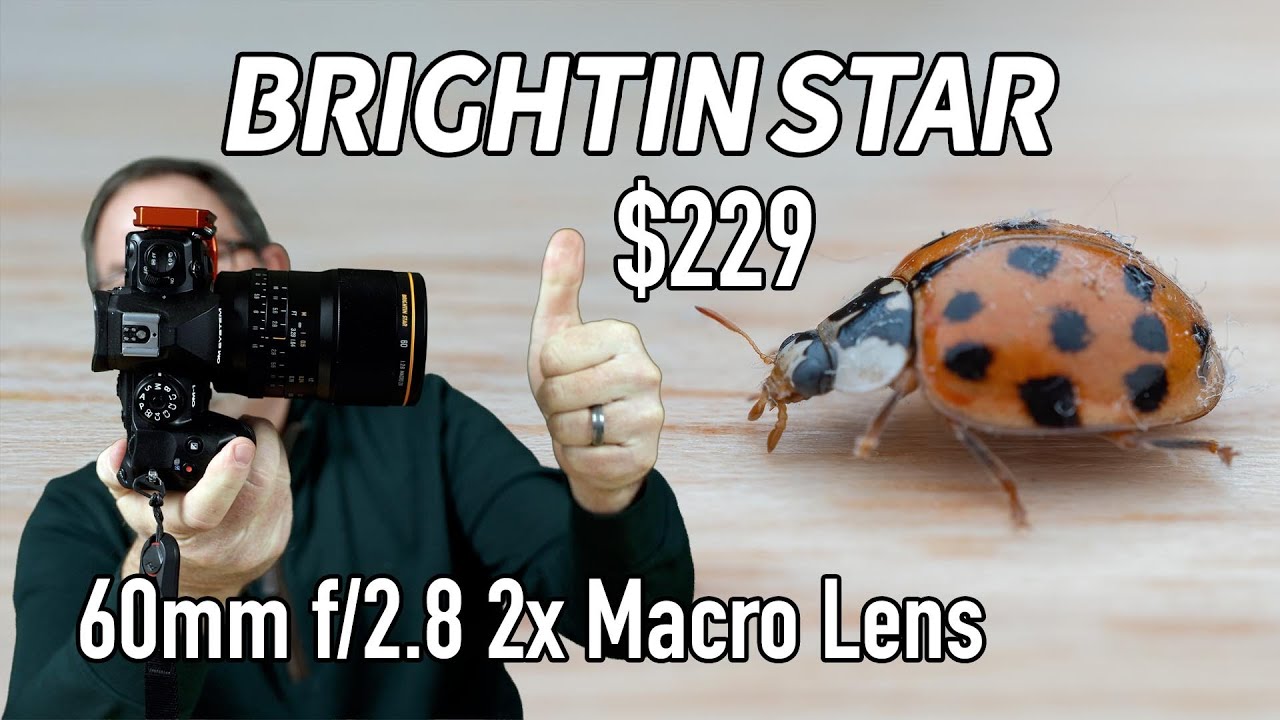 Обзор макрообъектива Brightin Star 60mm 2.8 2x для камер APS-C и M43.