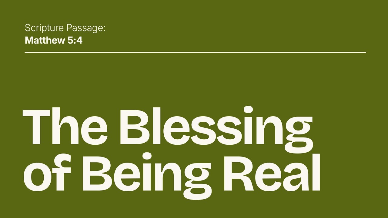 Jan 25, 2026 Service Peter Herzog - "The Blessing of Being Real"