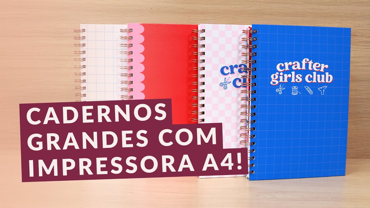 Como eu fiz minha coleção de cadernos para a faculdade - Fácil e rápido!