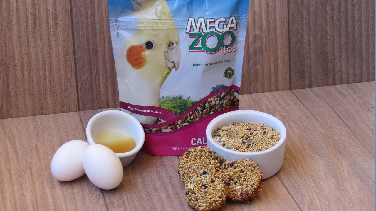 Barrinha de Sementes para Psitacídeos com Ovos e Mel - Arara Davi .