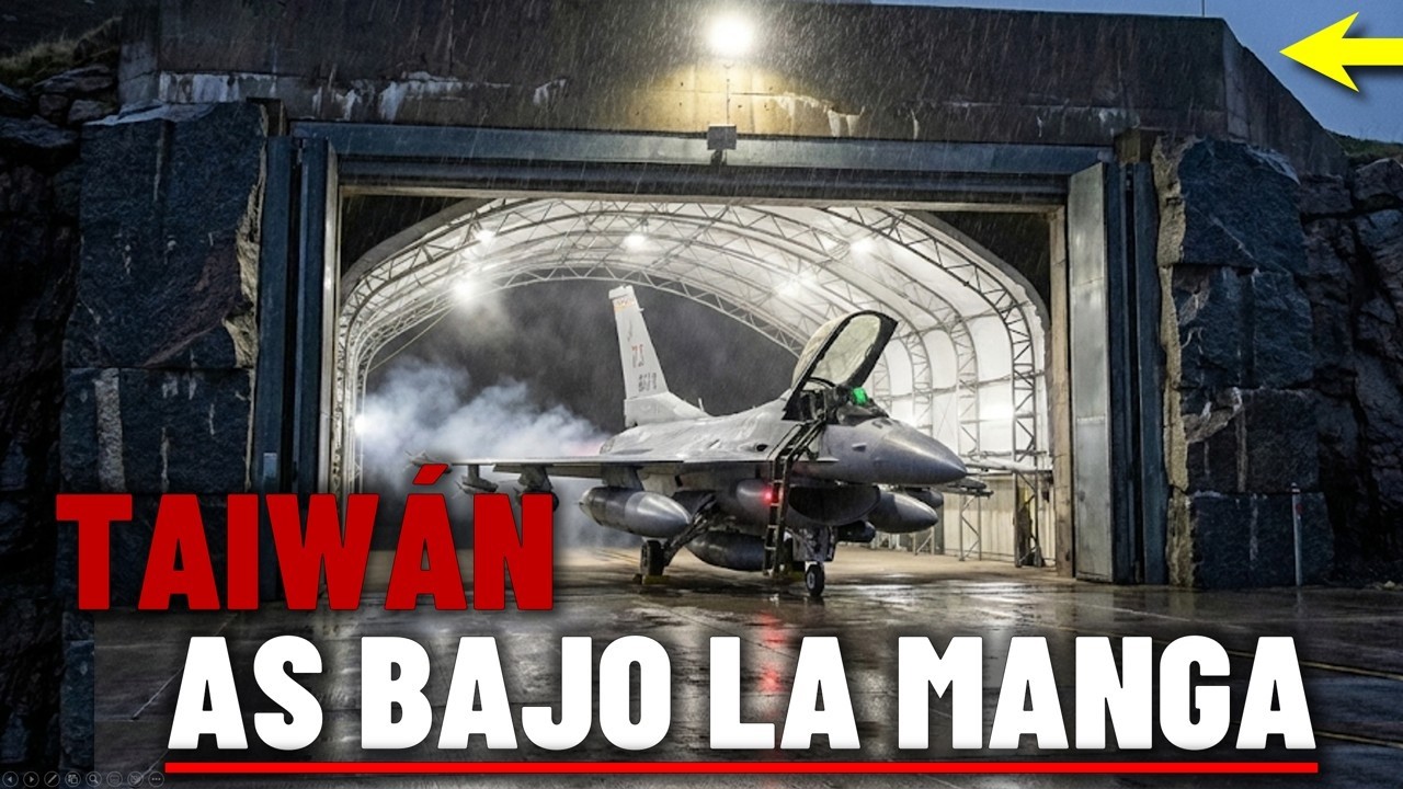 🛩️Guerra Aérea en Taiwán: La ESTRATEGIA de los búnkeres bajo las montañas