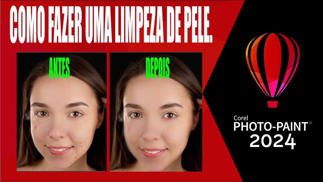 Como fazer uma limpeza de pele no Corel Photo Paint.