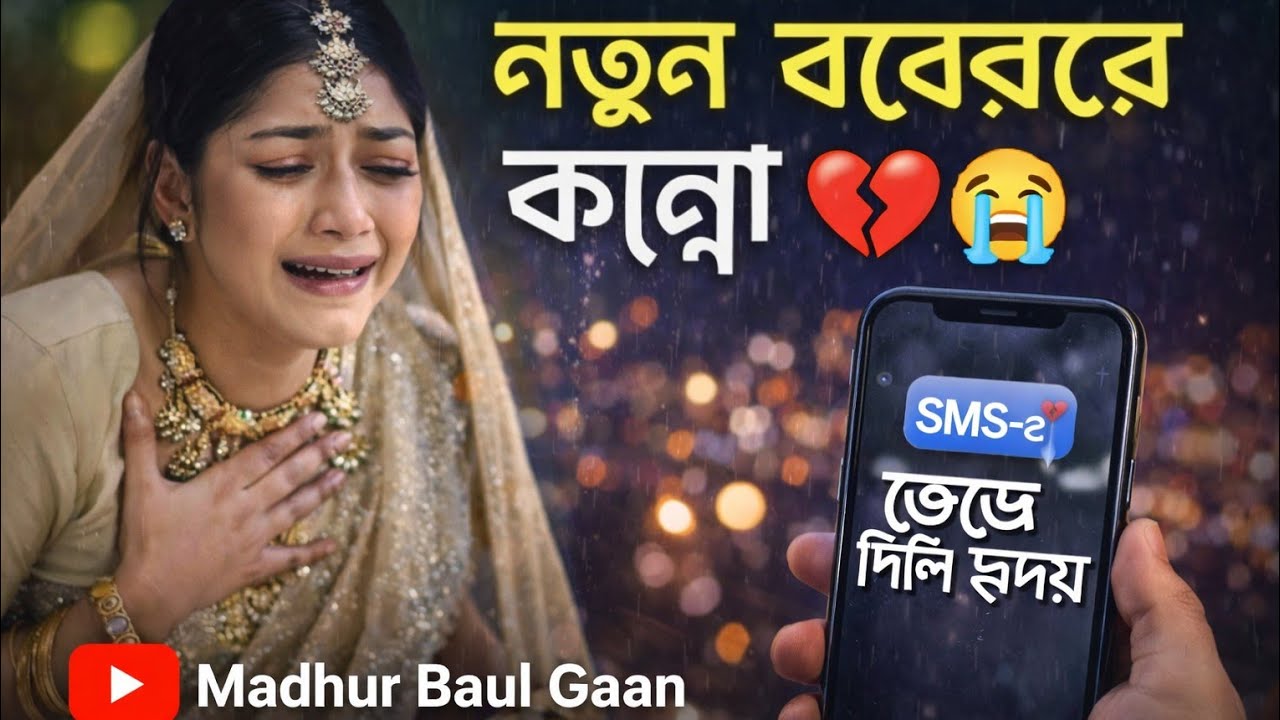 নতুন বছরের কান্না 😭💔 |  ভেঙে দিলি হৃদয় | Heart Touching Bengali Sad Song | Madhur Baul Gaan #song