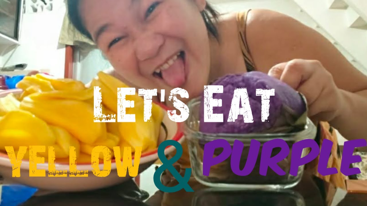 RIPE JACKFRUIT & PURPLE BIBINGKA MUKBANG