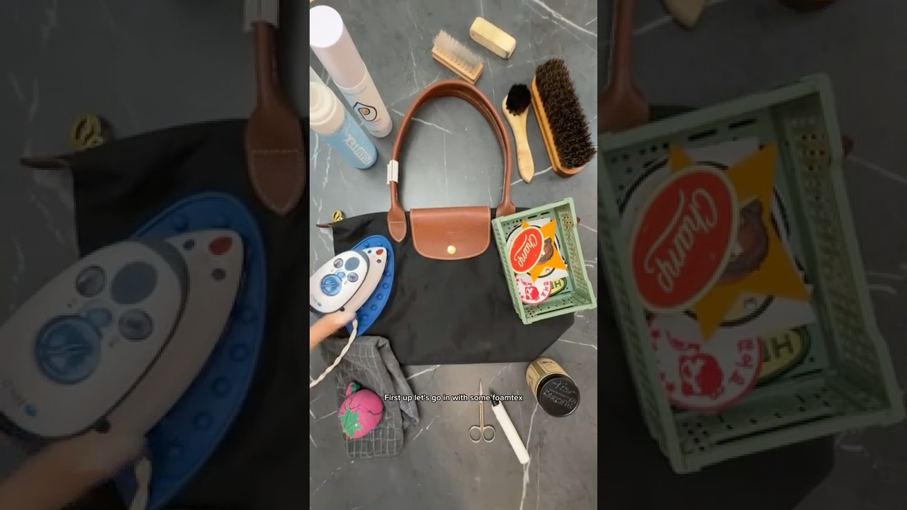 Restoring a Vintage Longchamp Le Pliage Tote I Thrifted for $7