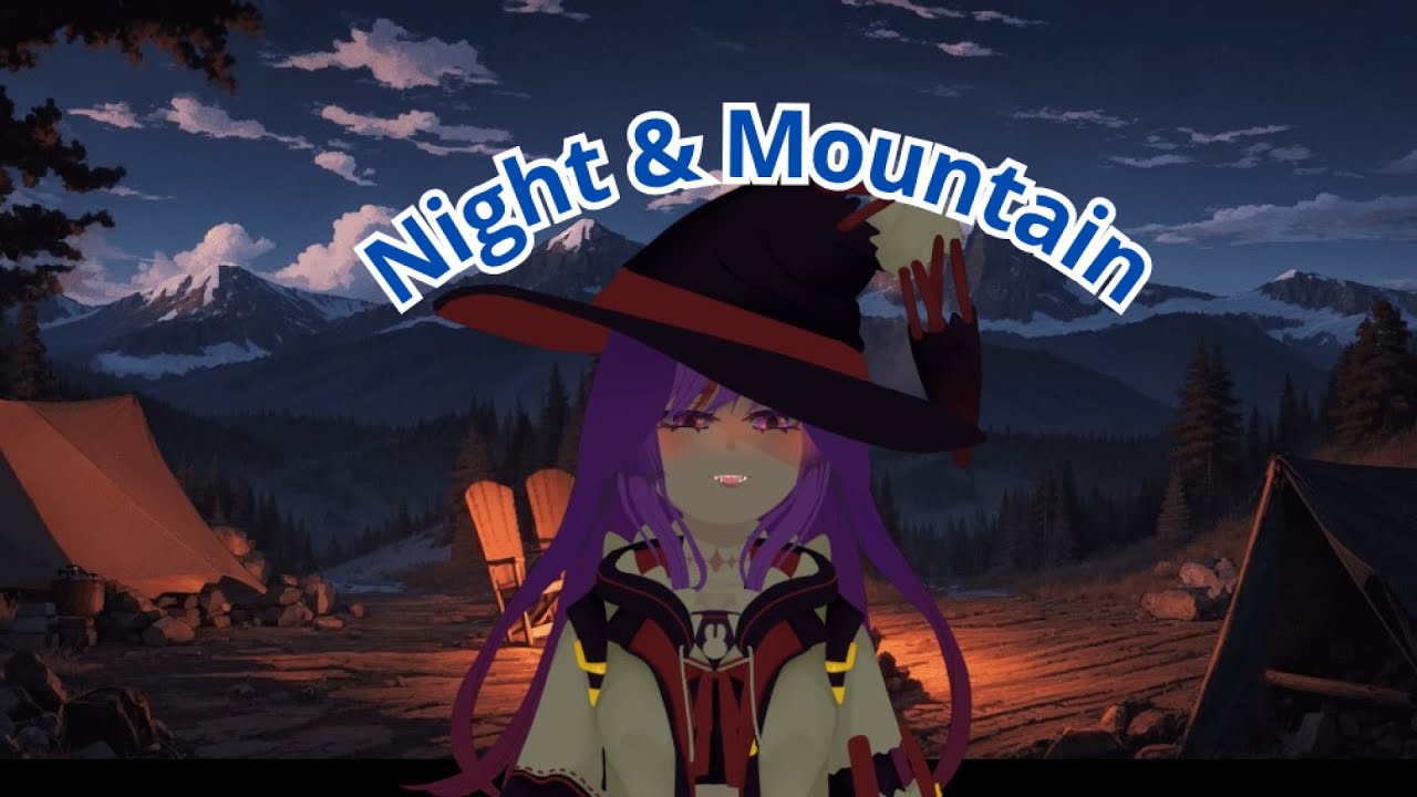 💤 [ASMR] 💤✨💜Night & Mountain⛰️✨