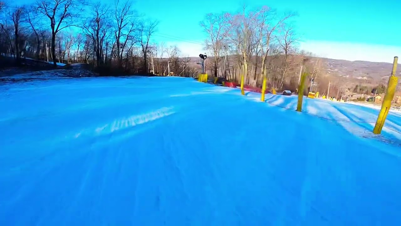 Skiing Main Vernon Peak Trail at Mountain Creek
