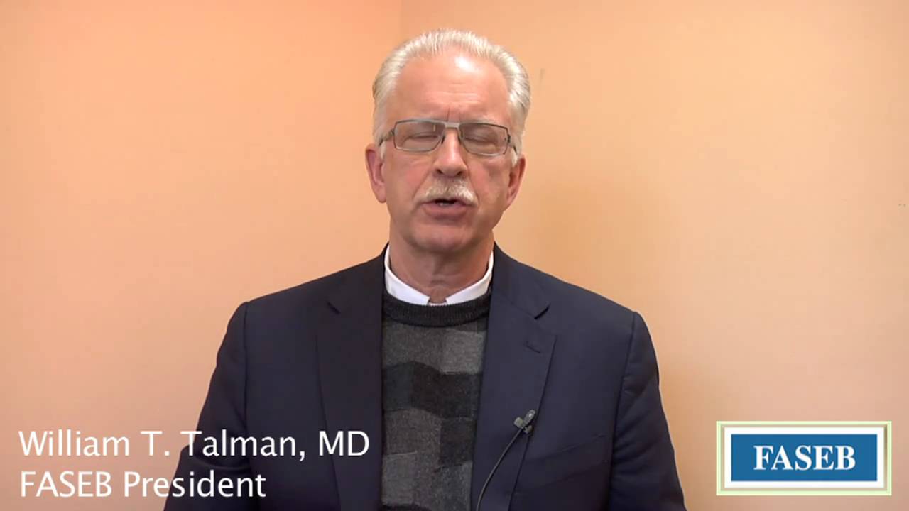 FASEB President, Bill Talman sends a message to FASEB members