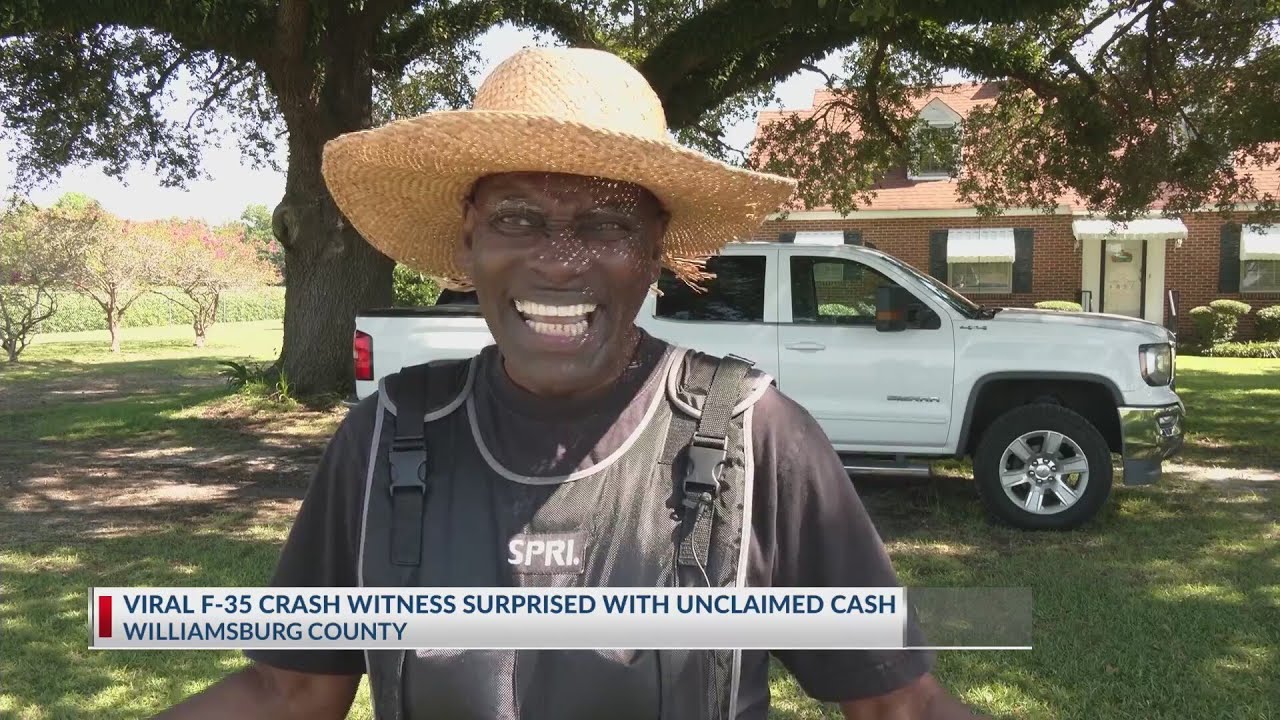 Man behind viral jet crash screech had unclaimed cash