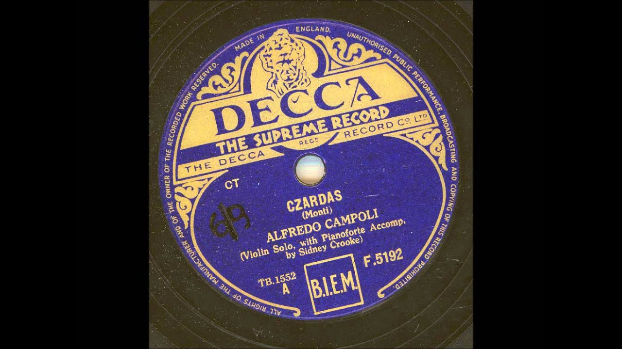 Alfredo Campoli - Czardas