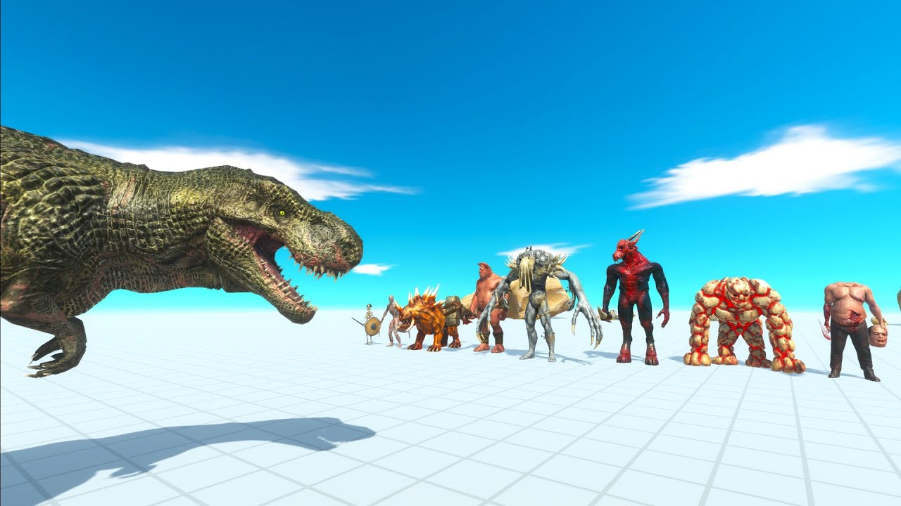 T - Rex vs every infernal animal revolt battle simulator