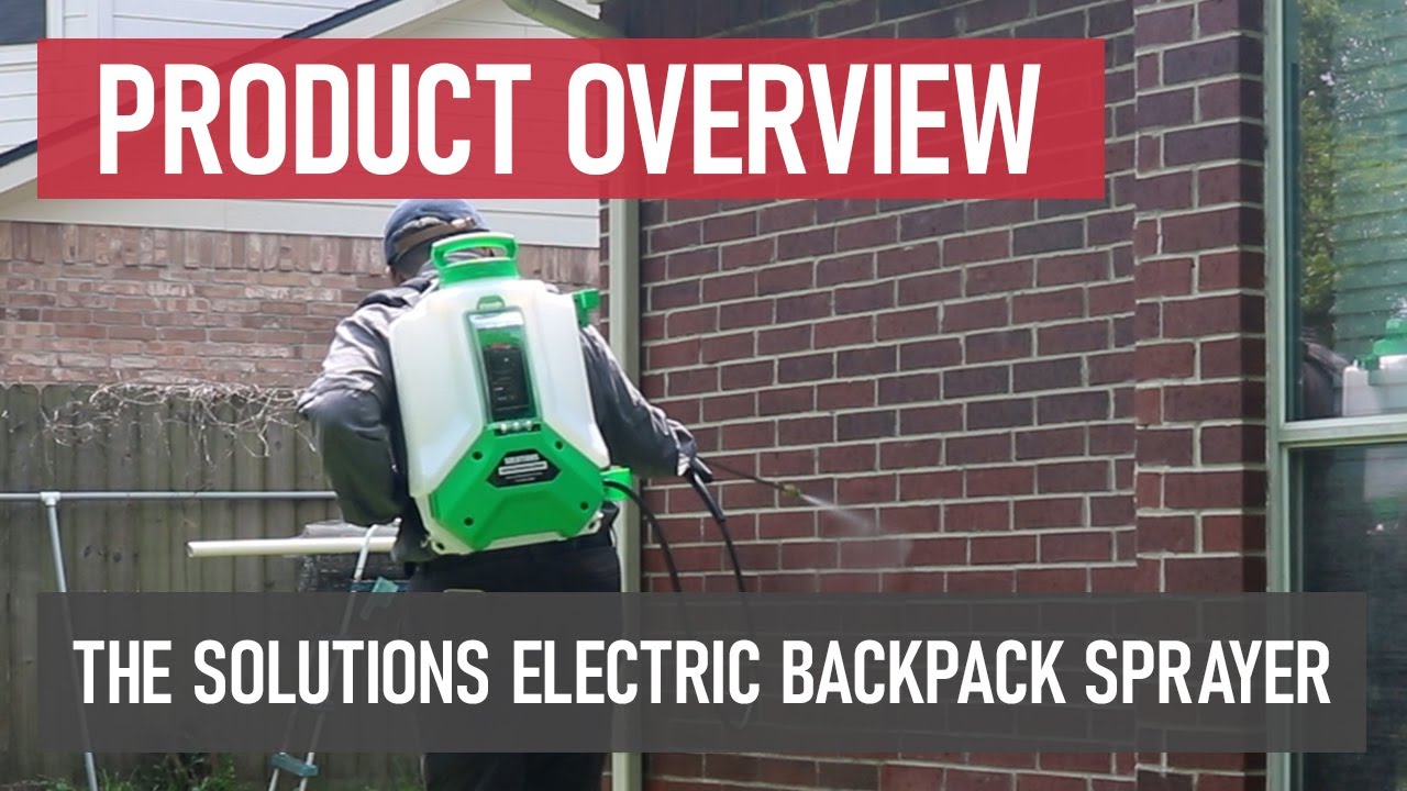 How to Use the Solutions Electric Backpack Sprayer [Home & Professional Pest Control Equipment]