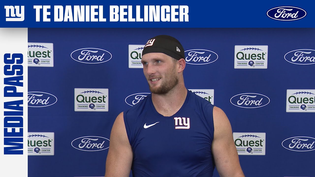 Daniel Bellinger aims to uphold the Giants TE standard & legacy | New York Giants