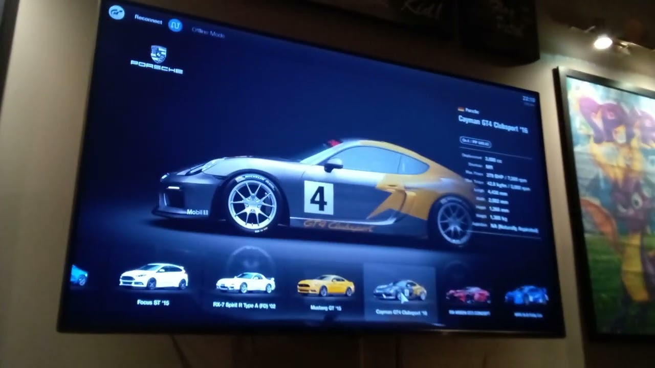 Start GT7 in Offline/Maintenance Mode. Ps4/Ps4pro (Bug fix)