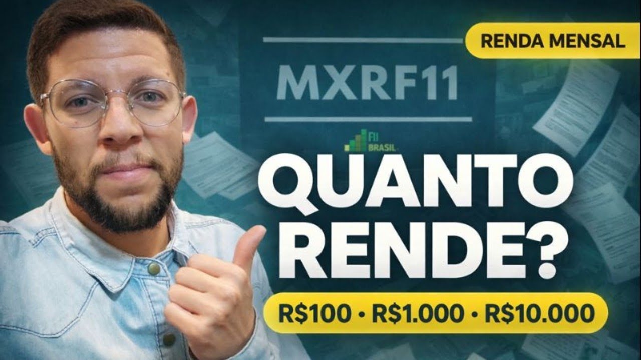 Quanto rende R$100 vs R$1.000 vs R$10.000 em MXRF11 (FIIs)?
