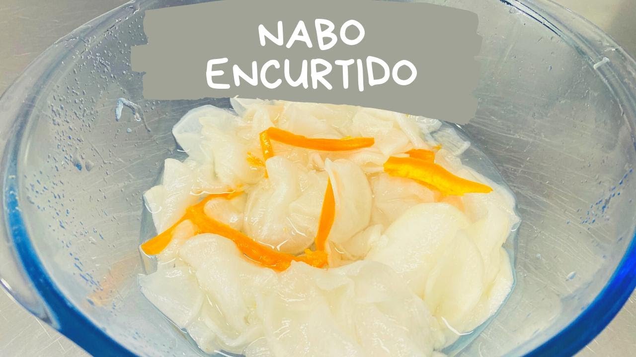 Nabo encurtido Facil y rapido