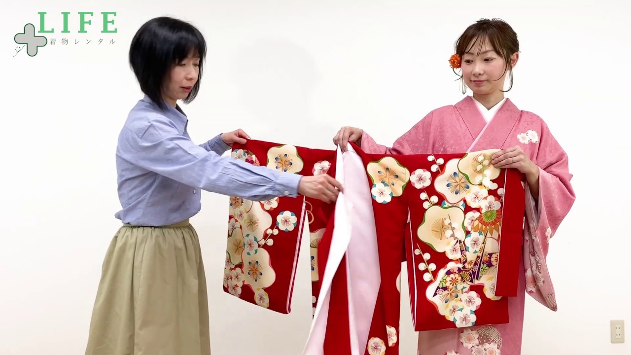 お宮参り用【掛け着物】の着せ方｜着物レンタルLIFE