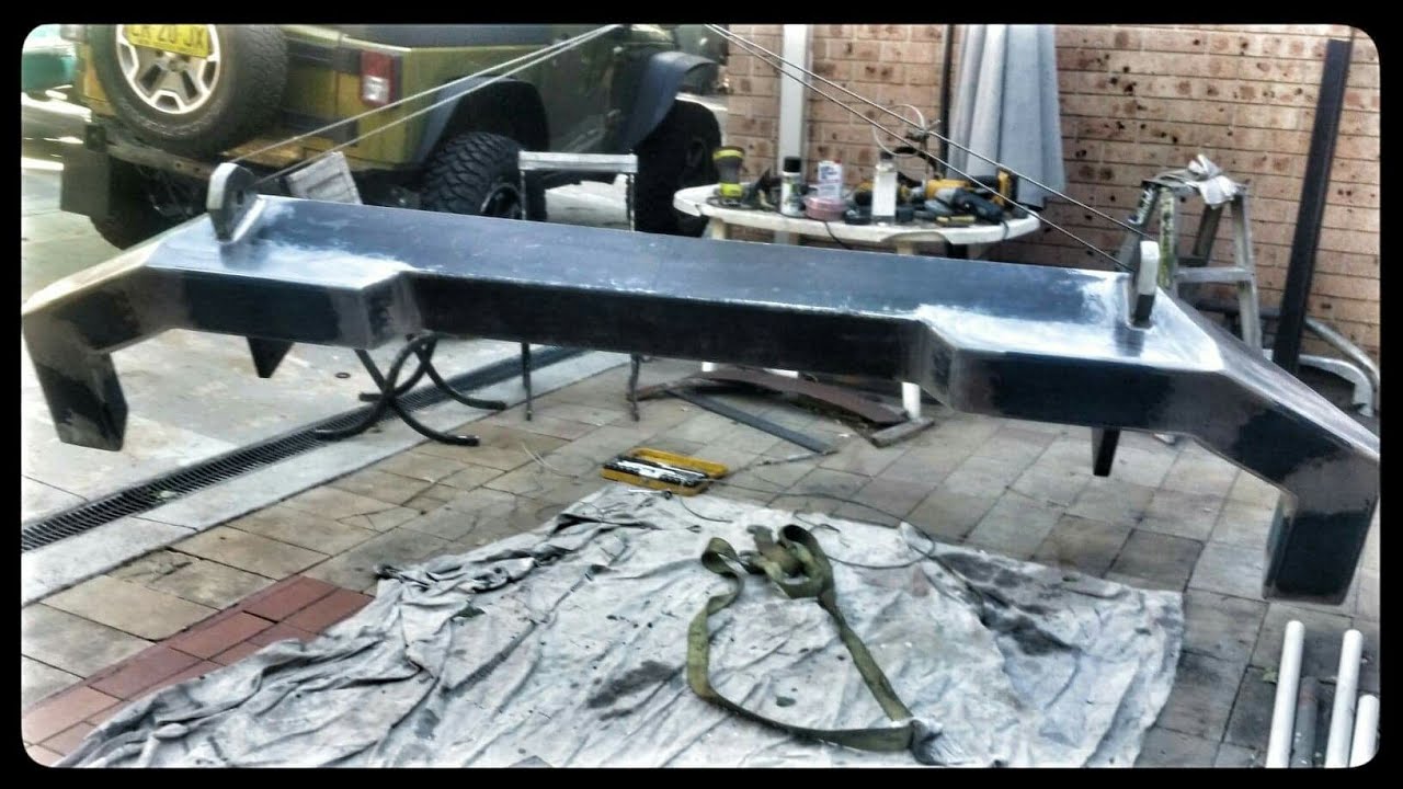 DIY Off Road Rear Bumper Bar - Jeep JK - Homemade Build