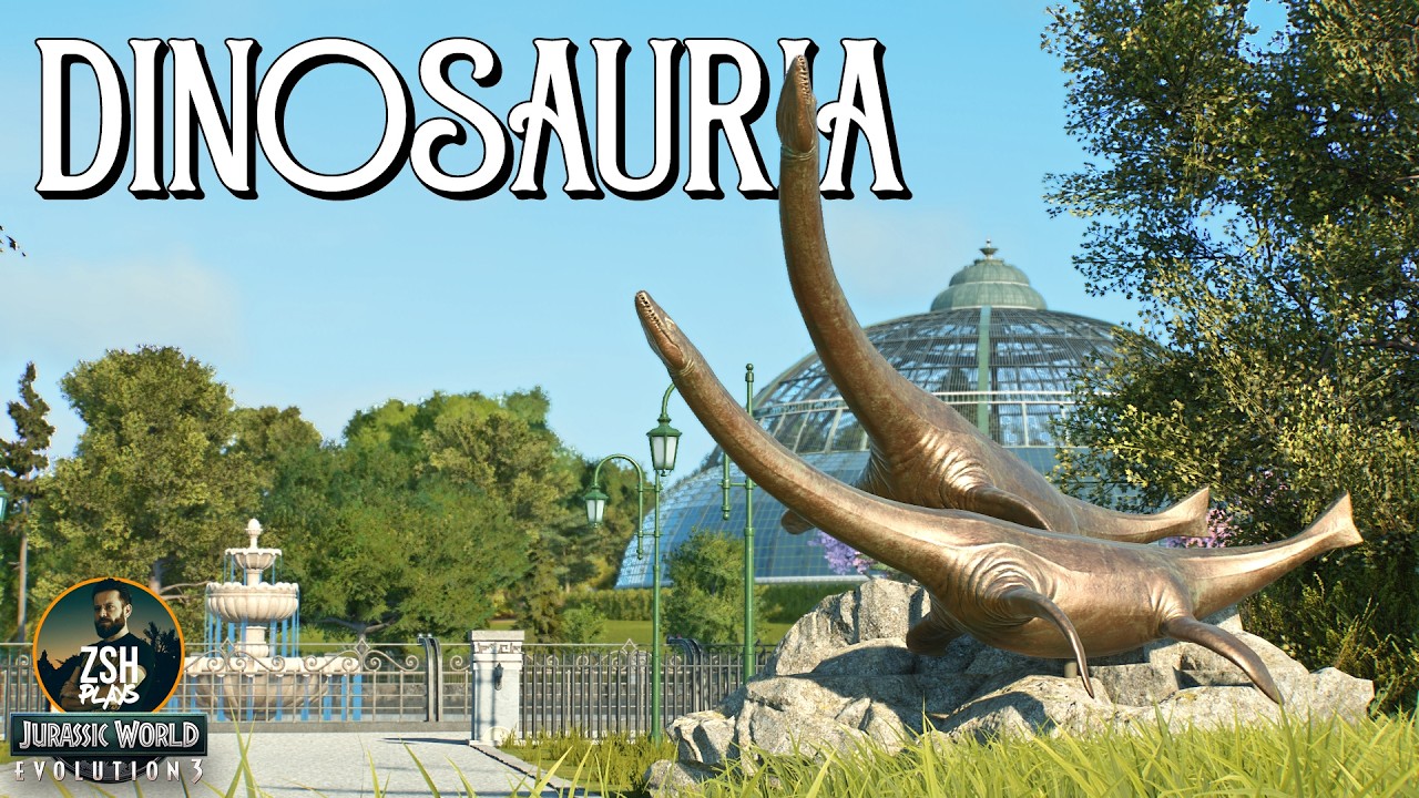 Building a 19th Century Plesiosaur Pool in Jurassic World Evolution 3!