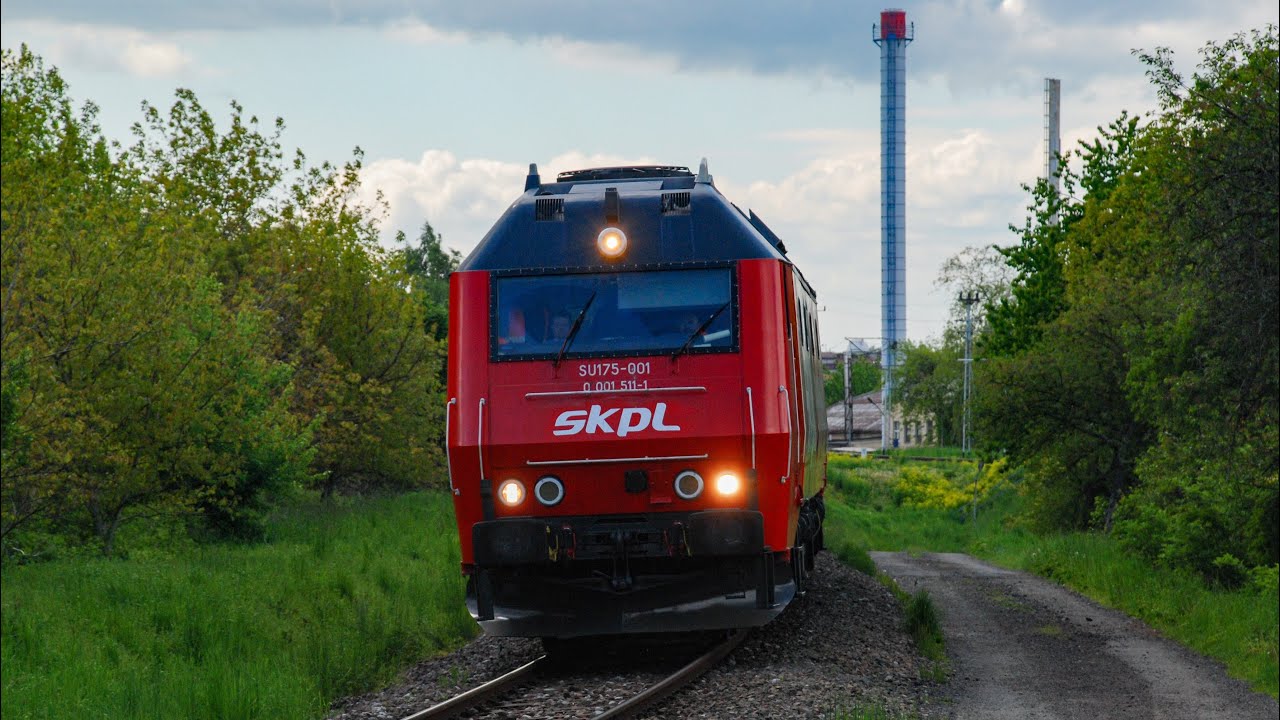 SU175-001 SKPL „Duńczyk„ podczas testów na linii 108