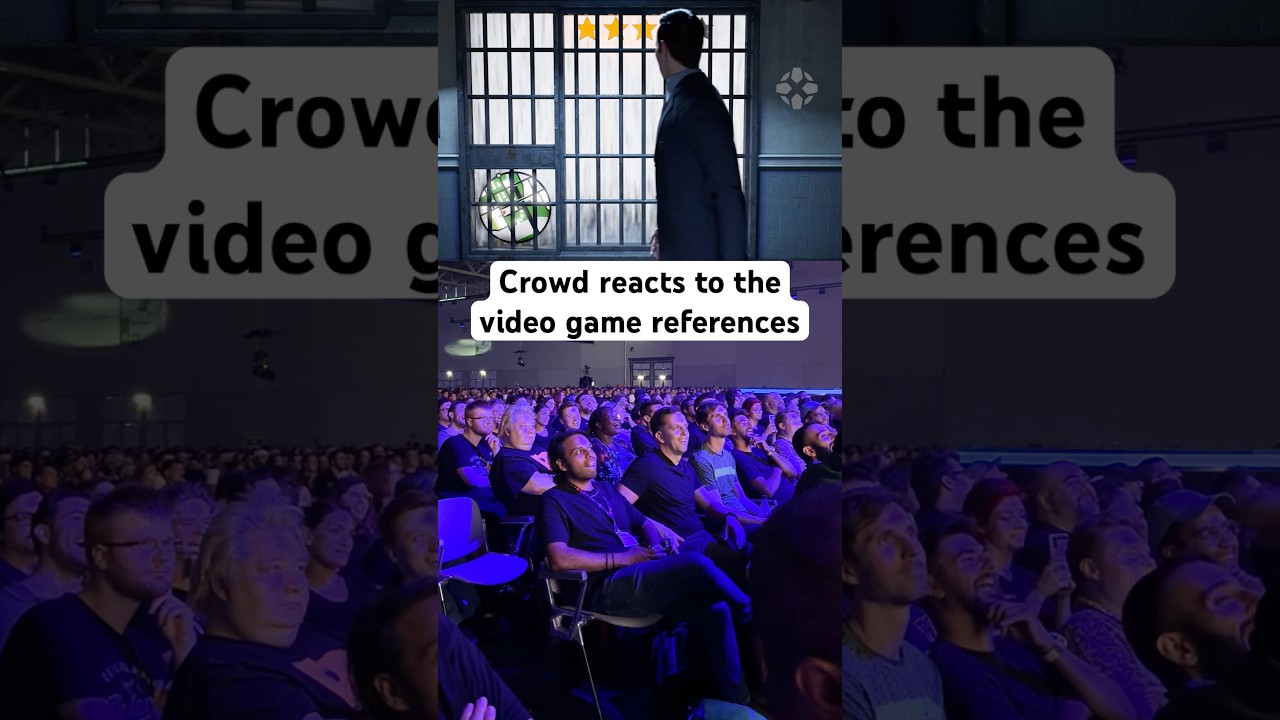 Goat Simulator Remastered crowd reaction! #gamescom2024 #videogames #gta #skyrim #gamescom #ign