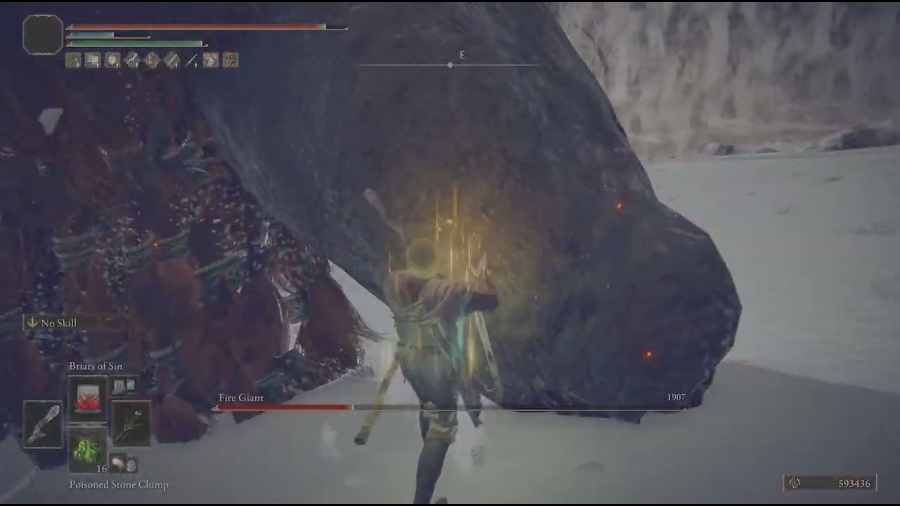 Staves 17 Bubble+Thorns (Fire giant) no hit