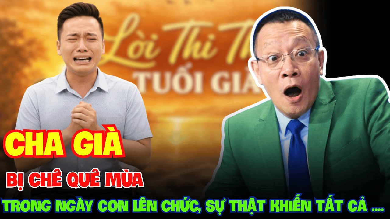 Người Cha Quê Mùa Bị Chê Cười Trong Ngày Con Lên Chức, Nhưng Một Chi Tiết Khiến Tất Cả Im Lặng.