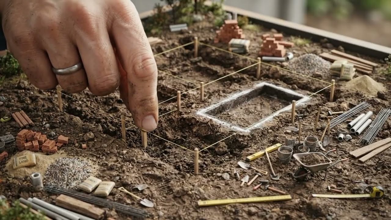 Miniature DIY Luxury Swimming Pool Villa Construction Timelapse | Hyper Realistic Tiny House Build 