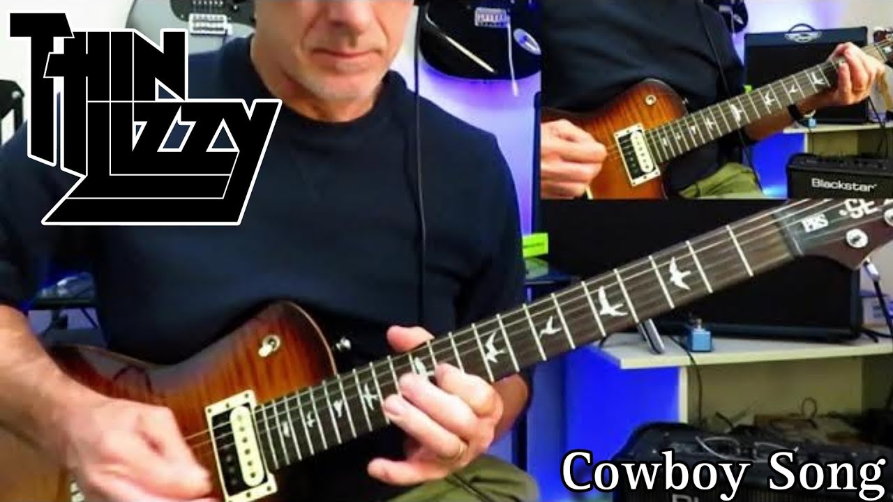 Cowboy Song - Thin Lizzy. Full Cover KDA Guitar.
