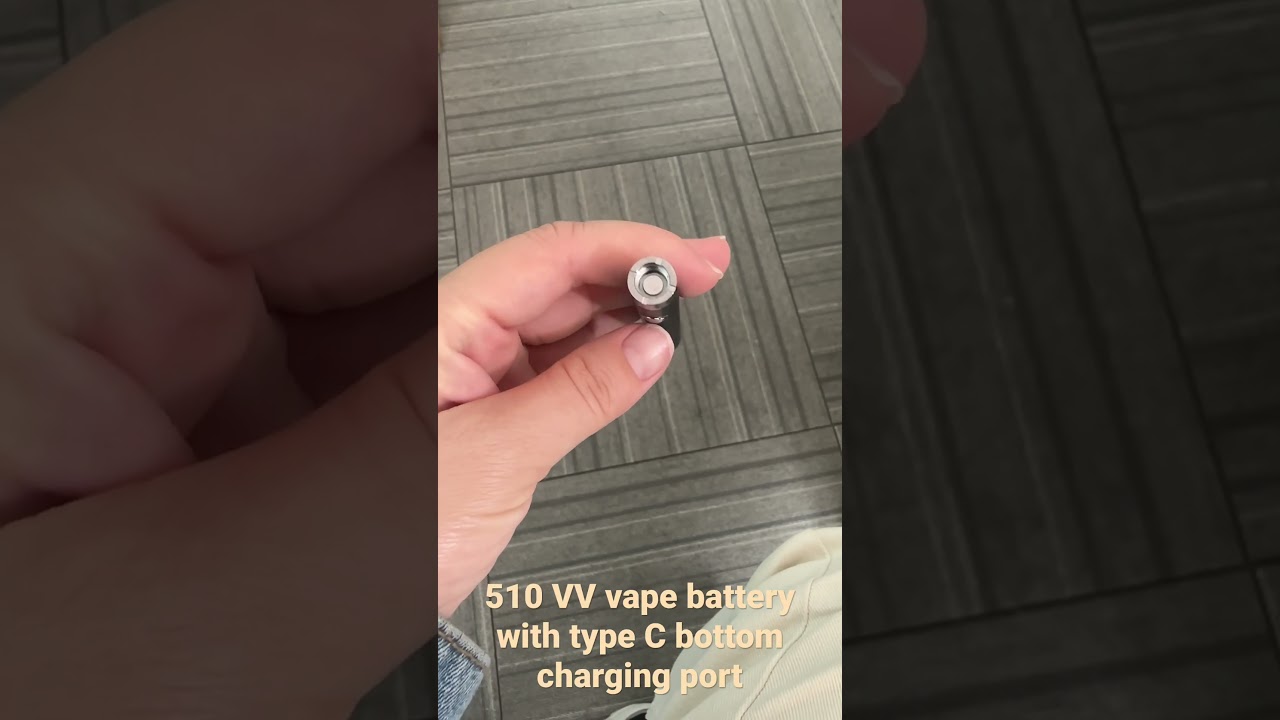 Variable voltage vape battery with type C charging port #510battery #vapebattery #vapepen