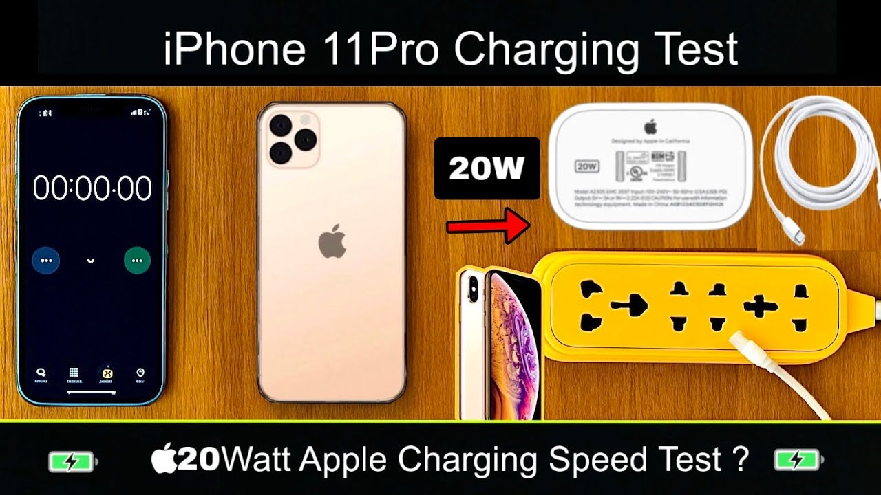 Apple 20Watt Charging Test On iPhone 11 Pro | Original Charger 