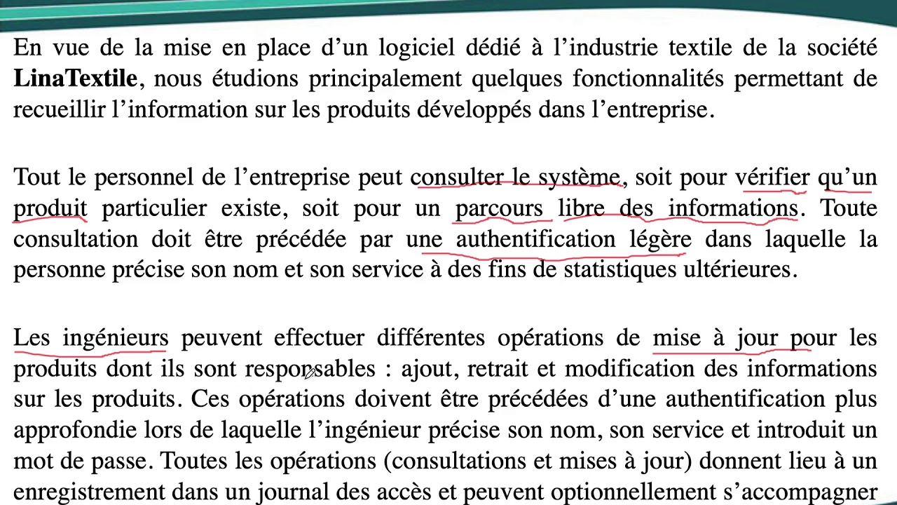 Exercice Diagramme de cas d'utilisation
