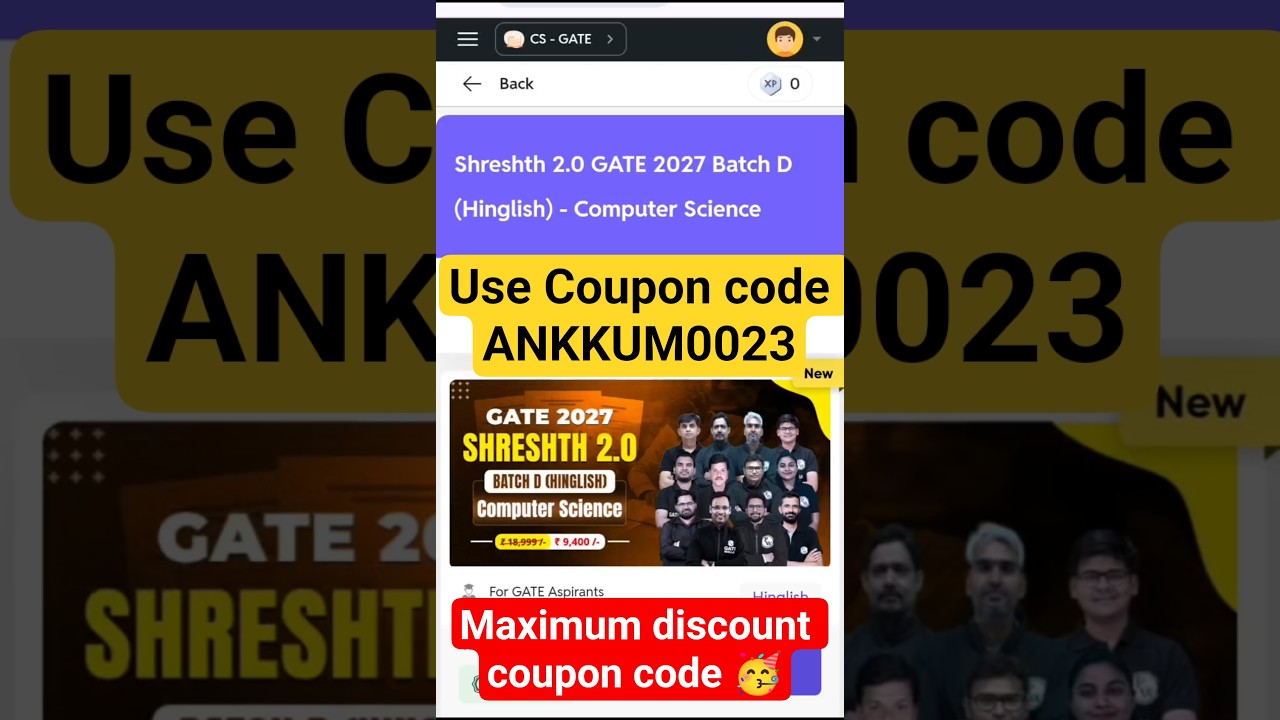Pw Coupon Code 2027 ||Shreshth 2.0 || Pw latest Maximum Discount coupon code 