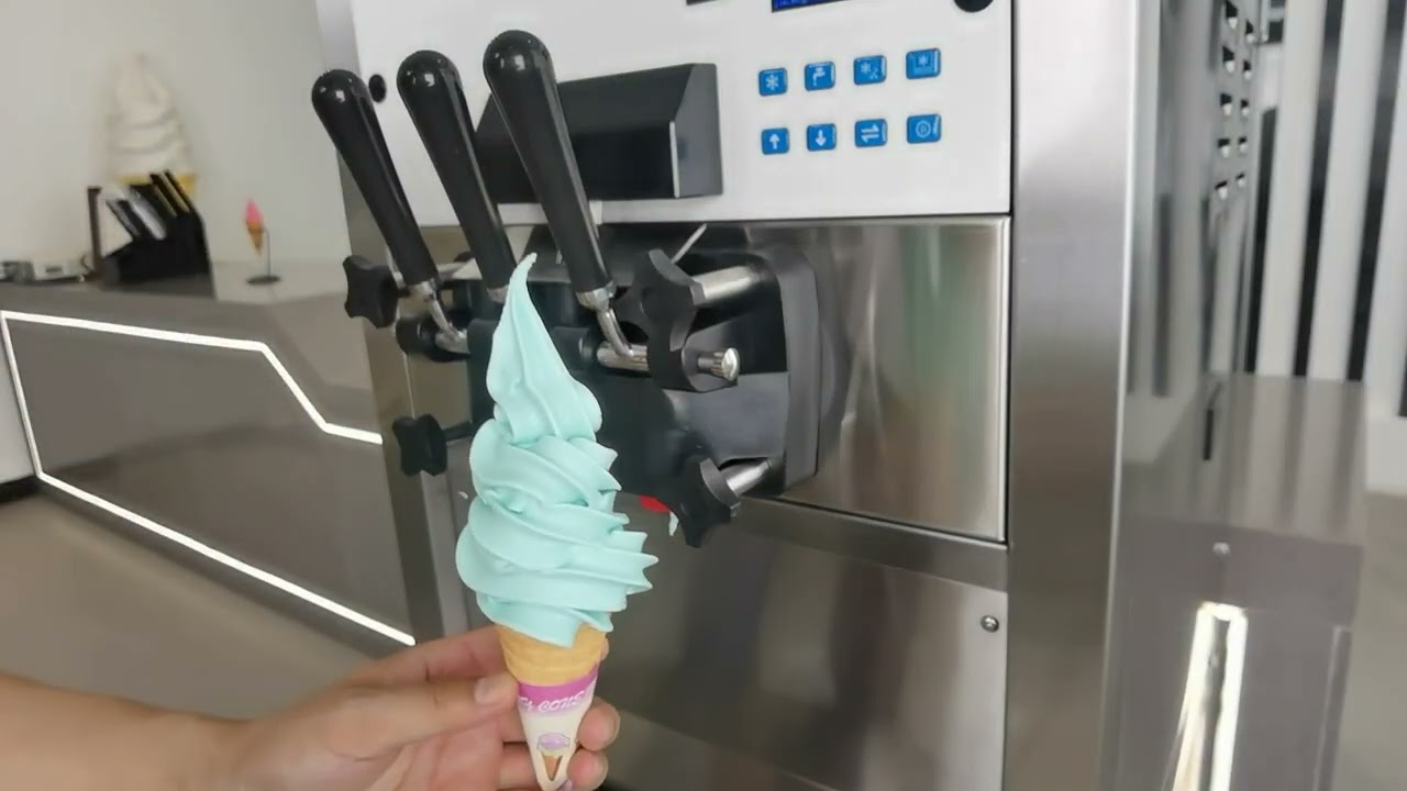 ICE CREAM MACHINE OPERATION MODEL 240 Gravity feed