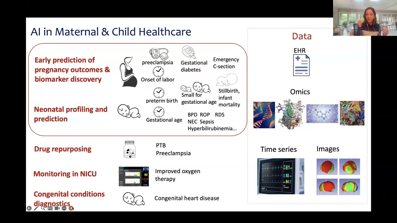 AIMI Grand Rounds: ИИ для прогнозирования и профилирования исходов беременности у матерей и новор...