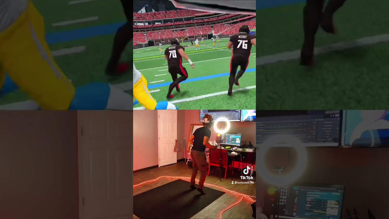 MADE A TACKLE ON NFL PRO ERA & ITKINDA HURT 🤣  #nflproera #vr #metaverse #oculusquest2