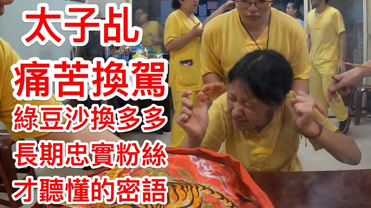 太子乩痛苦換駕，綠豆沙換多多老粉絲才懂的術語！