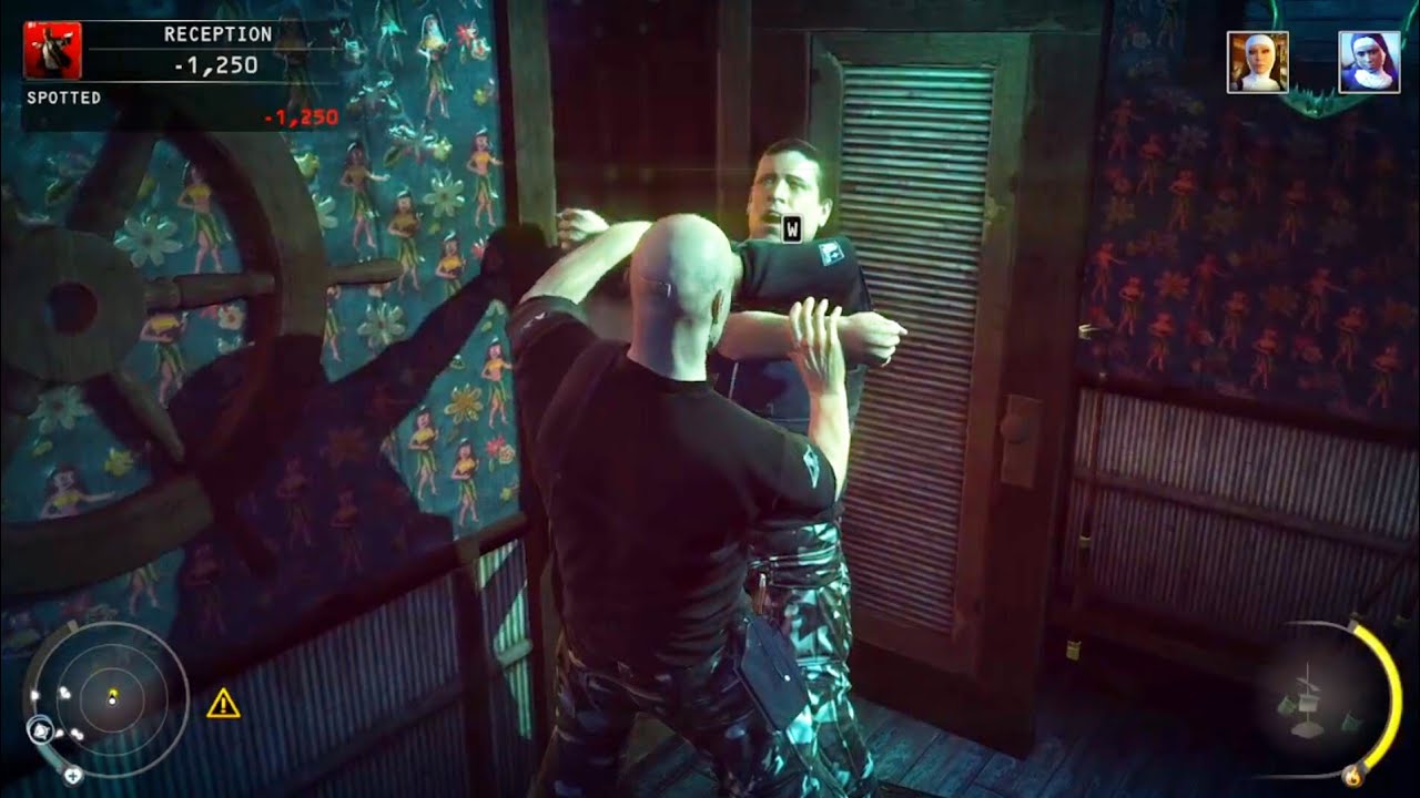 Mr 47 Insane Takedown Skills | Hitman absolution