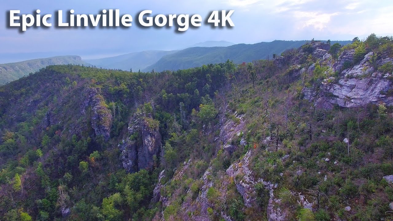 Epic Linville Gorge 4K Aerial