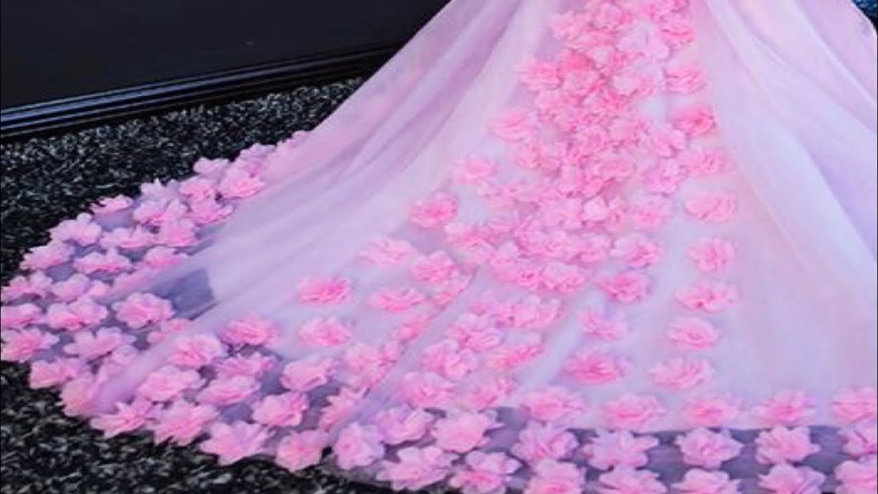 How To Make Net Designer Dupatta At Home| Dupatta Designs Ideas\Designer Dupatta