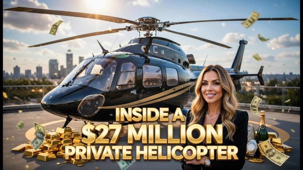 Most expensive helicopter luxury private Jet aircraft billionaire AirCraft tour ultra rich lifestyle