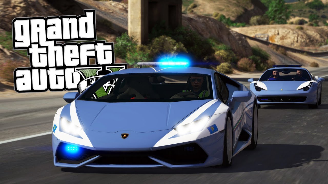GTA 5 LSPDFR ITA 👮‍♀️ LAMBO + FERRARI!