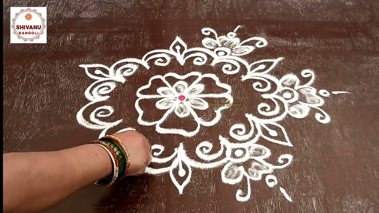 5x3 Dots Daily Use Rangoli | Latest Design Rangoli | Festival Muggulu | Beautiful Design Kolam