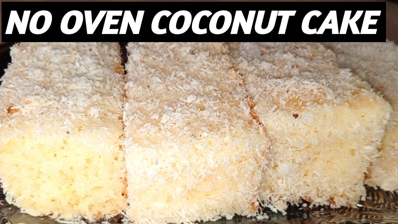 Coconut Cake in Blender | No Oven Coconut Cake Recipe | Soft & Moist Cake | Rukhi Cooking Style