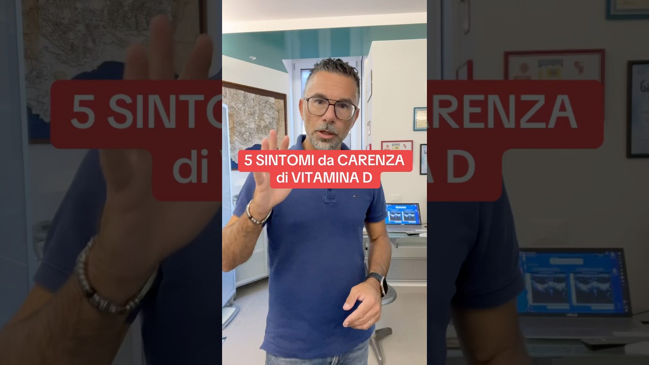 5 sintomi da carenza di vitamina d #nutrizione #vitaminad