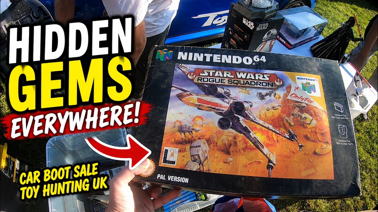 Hidden Gems Everywhere! Car Boot Sale Toy Hunting UK