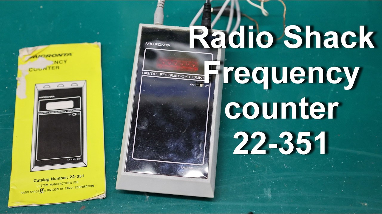 Radio Shack vintage Frequency counter Model 22-351