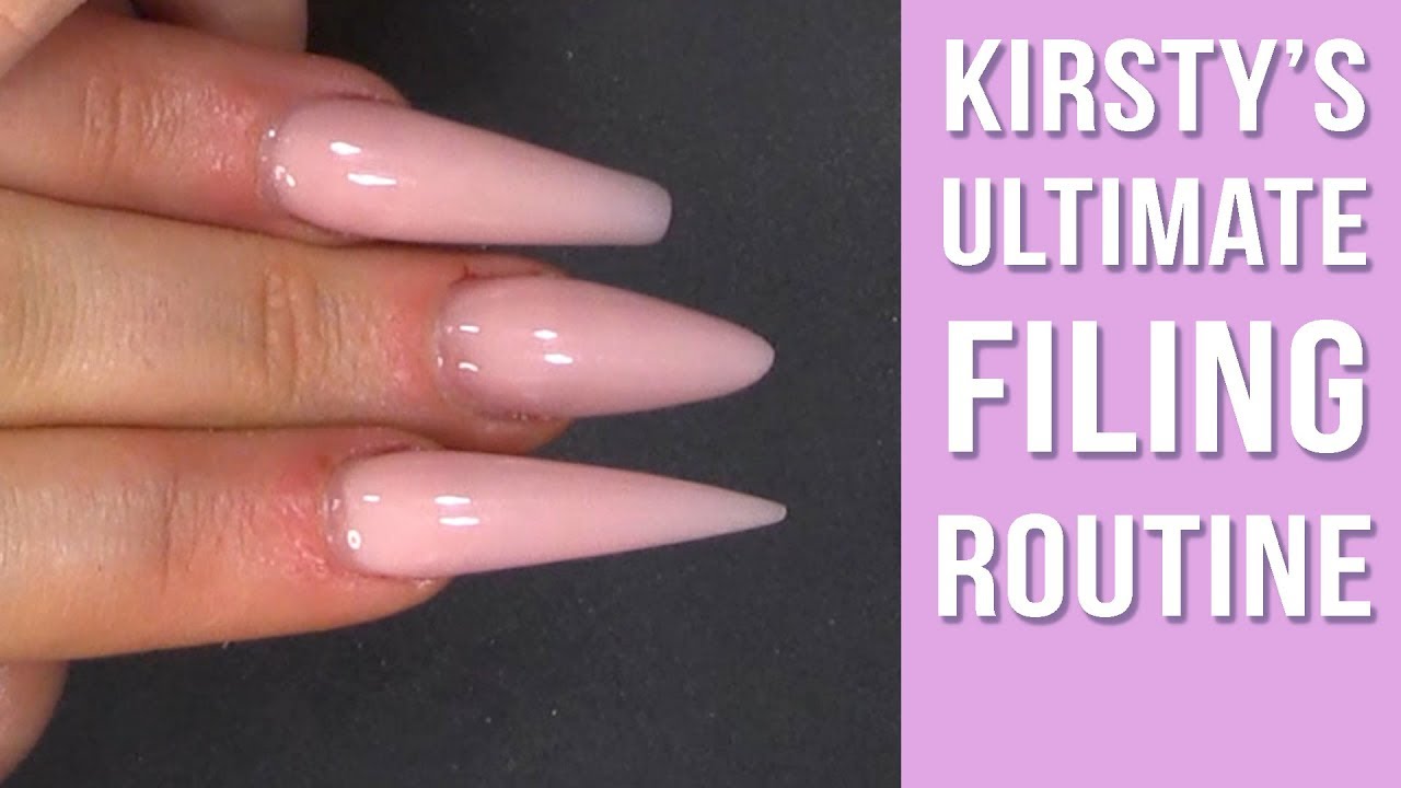 How to File Nails Like  a Professional Nail Technician