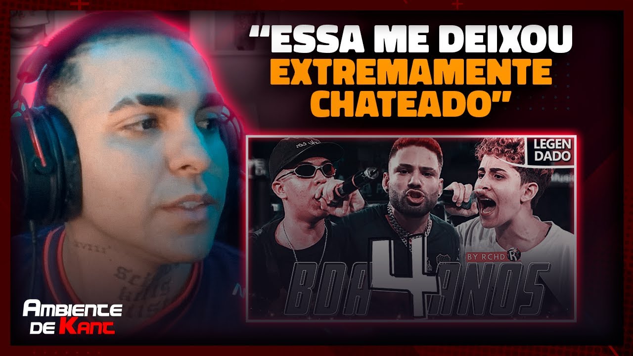 KANT REAGE A Todos os FATALITYS da BDA 4 ANOS! (LEGENDADO) | Ambiente de Kant